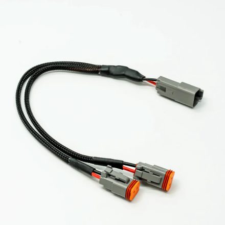 LightFORCE Splitter for two-pin harness connectors - Splits a two-pin connector to allow connection of four lights to the Striker LED Driving Light Harness.