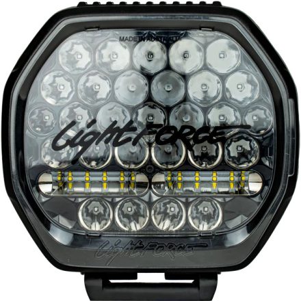 Lightforce BEAST 230mm LED fényszóró (1db) - 1 x BEAST fényszóró, szúrófény takaróval & extra borostyán takaróval