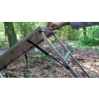 Bushtech rozsdamentes acél kempingasztal