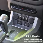 LightFORCE Replacement Switch Fascia suitable for 2011 - Current Holden Colorado TY2, accepts vertical and horizontal Toyota Switches