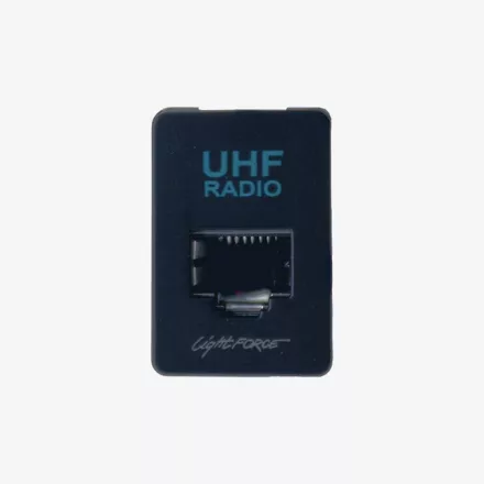 LightFORCE UHF Face Plate RJ45 TY2 suitable for Toyota - Cyan