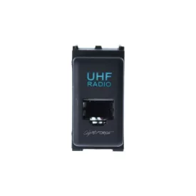 LightFORCE UHF Face Plate RJ45 suits Nissan - Cyan