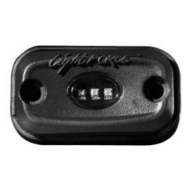   LightFORCE ROK LED 9W flood surface mountable work light with flat and tube mounts