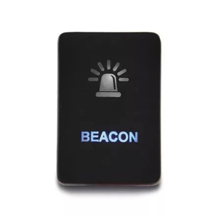LightFORCE On / Off Switch with White / Blue LEDs and Beacon icon suitable for Toyota Prado 150
