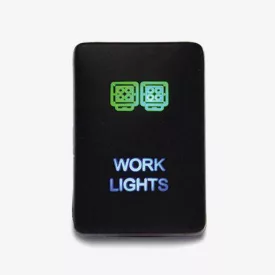   LightFORCE On / Off Switch with Green / Green LEDs and Work Lights icon suitable for Hilux 2015 - Current