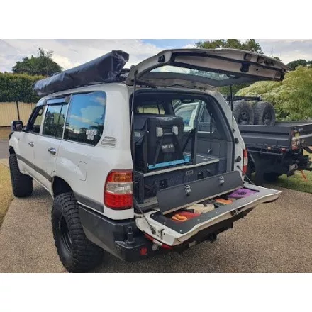 Huracan Fabrication Landcruiser 80 sorozat Hátsó Ajtó Tároló - Porszórt