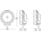 Lightforce HTX2 Hybrid Driving Light 24V – Hibrid kiegészítő fényszóró (24 V)