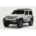 Front Runner Jeep Wrangler JL 2 Door (2018-Current) Slimline II 1/2 Roof Rack Kit