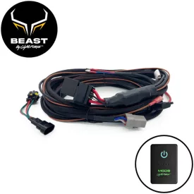   LightFORCE BEAST 230mm 12V Wiring Harness Kit - Suitable for Toyota Landcruiser 200 Series (2012-2021)