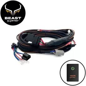   LightFORCE BEAST 230mm 12V Wiring Harness Kit - Suitable for Toyota Landcruiser 79 Series MY22