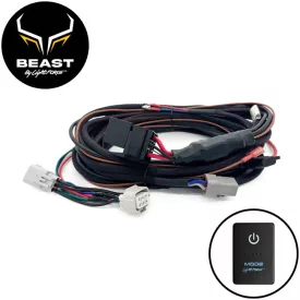   LightFORCE BEAST 230mm 12V Wiring Harness Kit - Suitable for 3rd GEN BT-50 MY2020 - 2024 / D-Max (2020- 9/2024 with LED’s) (excldes 2024 facelift)