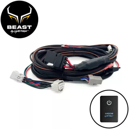 LightFORCE BEAST 230mm 12V Wiring Harness Kit - Suitable for 3rd GEN BT-50 MY2020 - 2024 / D-Max (2020- 9/2024 with LED’s) (excldes 2024 facelift)