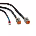 LightFORCE BEAST 230mm 12V Wiring Harness Kit - Universal - Includes complete loom with relay, HB3 & H4 Patch Harnesses and Universal Dash Mount Switch with TY2 Insert option