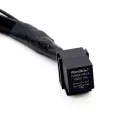 LightFORCE BEAST 230mm 12V Wiring Harness Kit - Universal - Includes complete loom with relay, HB3 & H4 Patch Harnesses and Universal Dash Mount Switch with TY2 Insert option