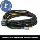 Lightforce Genesis or Venom E-Mark Edition 12V Driving Light Harness Single Switching