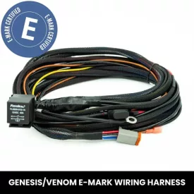   Lightforce Genesis or Venom E-Mark Edition 12V Driving Light Harness Single Switching