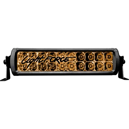 Lightforce 10” (254 mm) dupla soros VIPER LED Fényhíd – Amber Lencsék – 20 × 5 W – csak terephasználatra