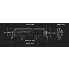 Lightforce 10" (254 mm) dupla soros VIPER LED Fényhíd – 20 × 5 W