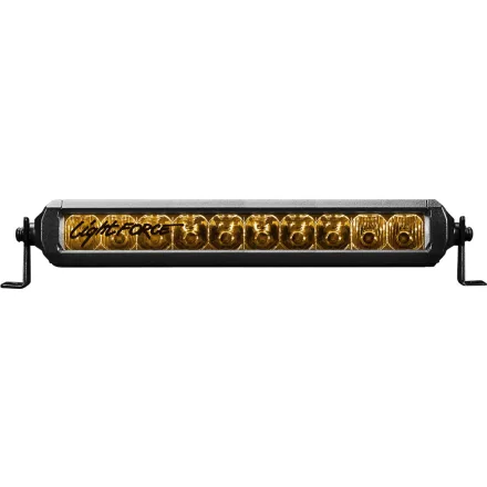 Lightforce 10" (254 mm) Egysoros VIPER Fényhíd – Borostyánsárga Lencsével (10 × 5W) – Csak terephasználatra