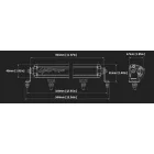 Lightforce 10" (254 mm) Egysoros VIPER Fényhíd – 10 × 5W LED