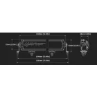 Lightforce 50" (1270 mm) dupla soros VIPER LED Fényhíd – 92 × 3 W / 8 × 10 W
