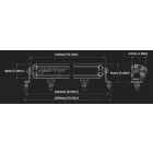 Lightforce 50" (1270 mm) egysoros VIPER LED Fényhíd – 46 × 3 W / 4 × 10 W