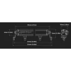 Lightforce 6" (152 mm) Egysoros VIPER Fényíhd – Borostyánsárga Lencsével (6 × 5W) - Csak terephasználatra