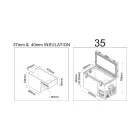 National Luna NL35 Legacy Smart QC Single Fridge & Freezer 12V/24V