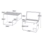 National Luna NL52 Legacy Smart QC 12V/24V Fridge & Freezer
