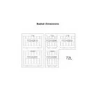 National Luna NL72 Legacy Smart QC Dual Fridge & Freezer 12V/24V