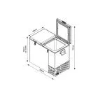 National Luna NL110 Legacy Smart QC Dual Fridge & Freezer 12V/24V