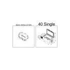 National Luna 40L Single Compartment Drawer Fridge & Freezer 12V/24V