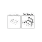 National Luna 60L Single Compartment Drawer Fridge & Freezer 12V/24V