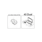 National Luna 40L Dual Compartment Drawer Fridge & Freezer 12V/24V