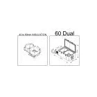 National Luna 60L Dual Compartment Drawer Fridge & Freezer 12V/24V