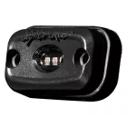 LightFORCE ROK Amber LED9W flood surface mountable work light with flat and tube mounts