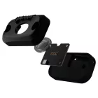 LightFORCE ROK Amber LED9W flood surface mountable work light with flat and tube mounts