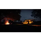 LightFORCE ROK Amber LED9W flood surface mountable work light with flat and tube mounts