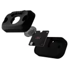 LightFORCE ROK Red LED 9W flood surface mountable work light with flat and tube mounts