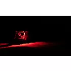 LightFORCE ROK Red LED 9W flood surface mountable work light with flat and tube mounts