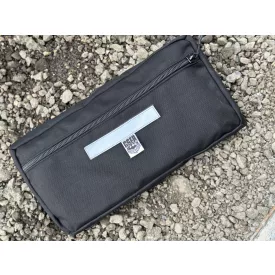 Velcro pocket L, black
