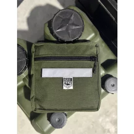 Velcro pocket M, green