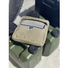 Velcro pocket M, sand
