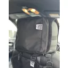 Velcro toiletry bag, black