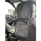 Velcro toiletry bag, black