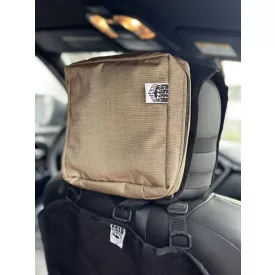 Velcro toiletry bag, sand