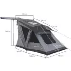 VICKYWOOD Freestanding Side Awning Room - Grey