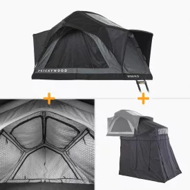 VICKYWOOD BAOBAB AIR 135 Tetősátor Szett - Szürke