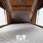 Vickywood Alu Triangle Hard Shell Roof Tent CUMARU LIGHT 127 ECO - Earth-Yellow