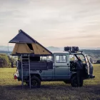 Vickywood Alu Triangle Hard Shell Roof Tent CUMARU LIGHT 127 ECO -Grey